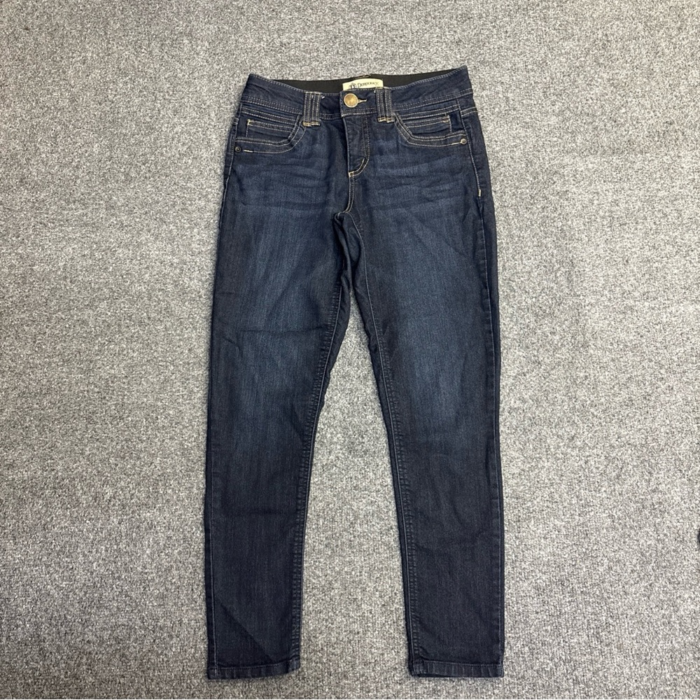 Democracy Jeans Womens 4 Dark Blue Wash Stretch Denim Skinny Fit Ab Technologyp
